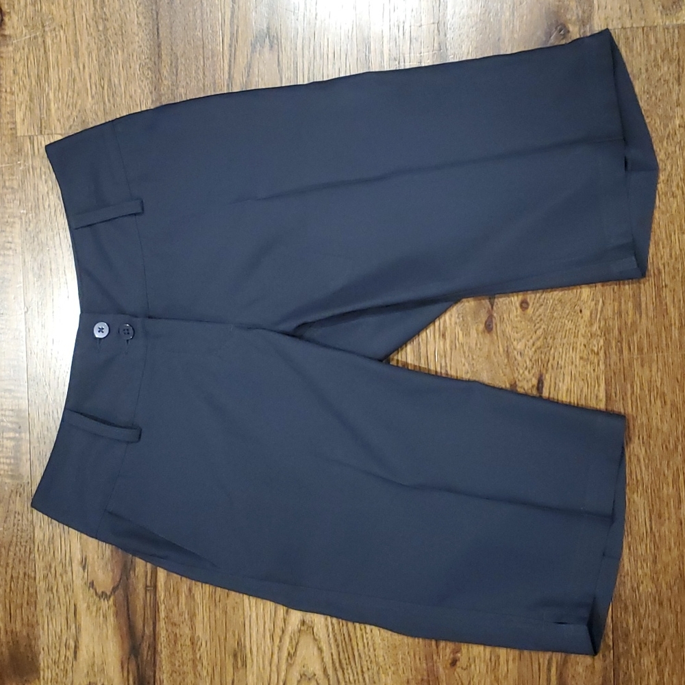Womens Adidas Climalite navy flat front shorts size 4
